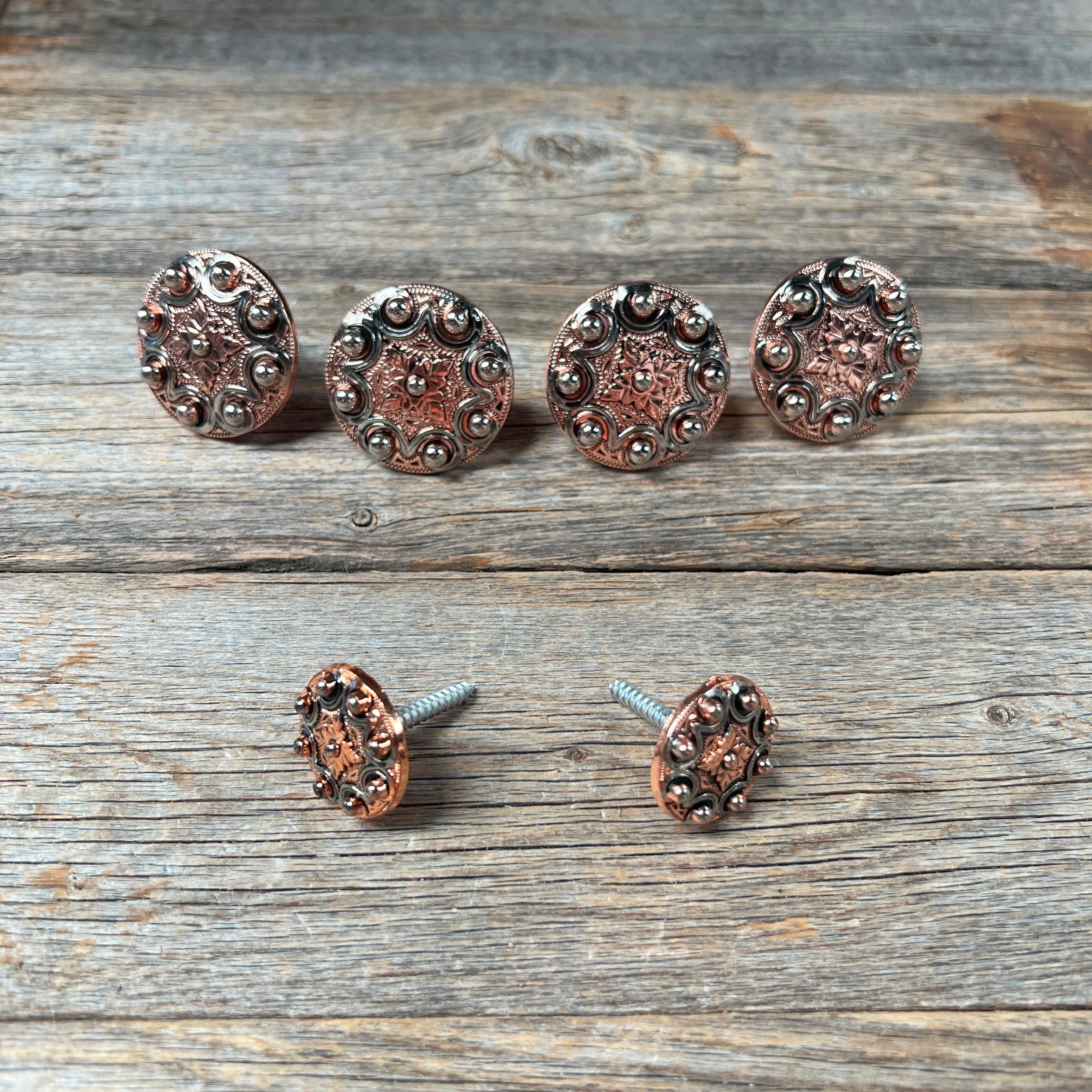 Copper Dots Western Concho W184