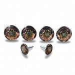 Copper & Gold Flower Western Concho W192
