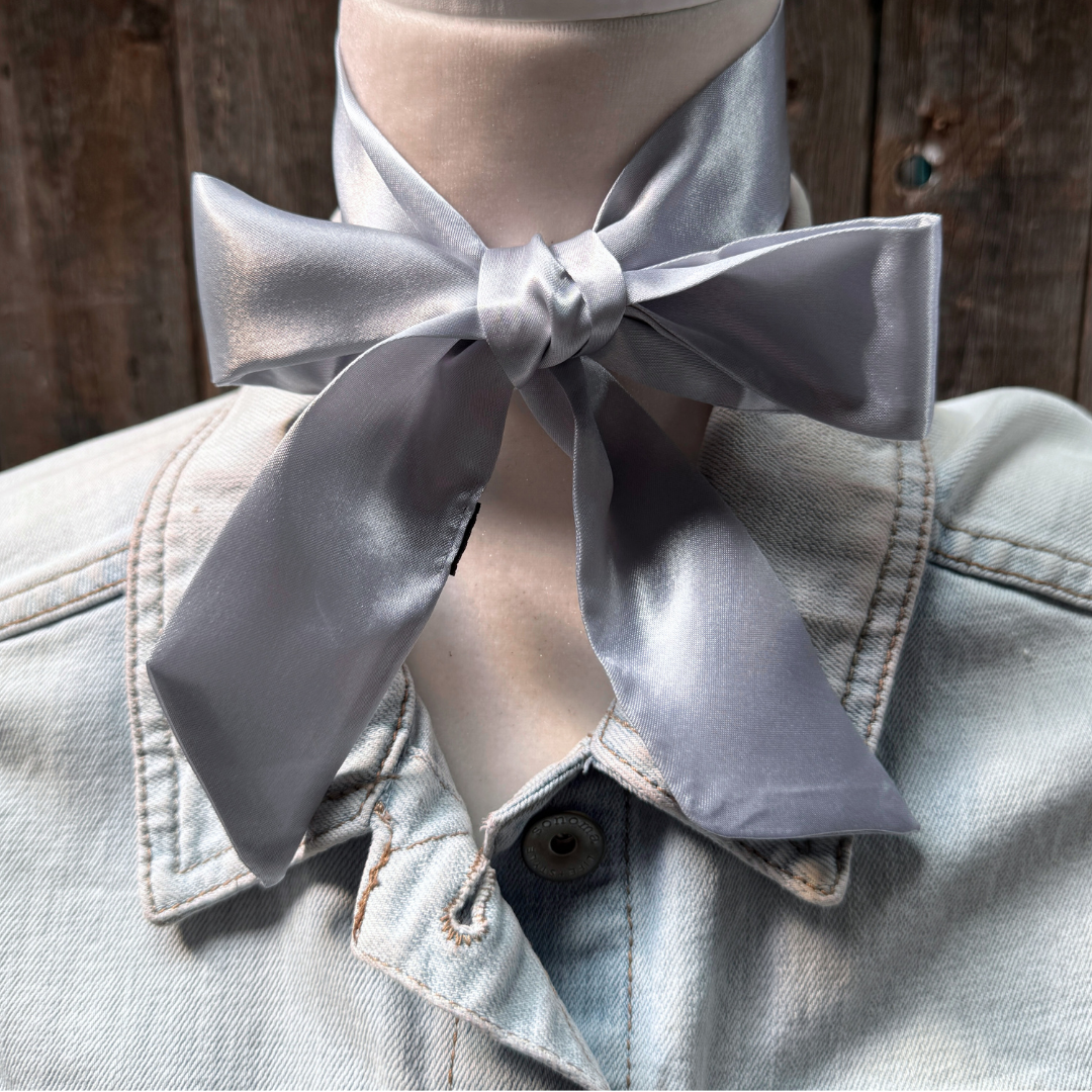 Silver Wild_Rag_Scarf_for_Cowgirls_Rodeo_Drive_Conchos