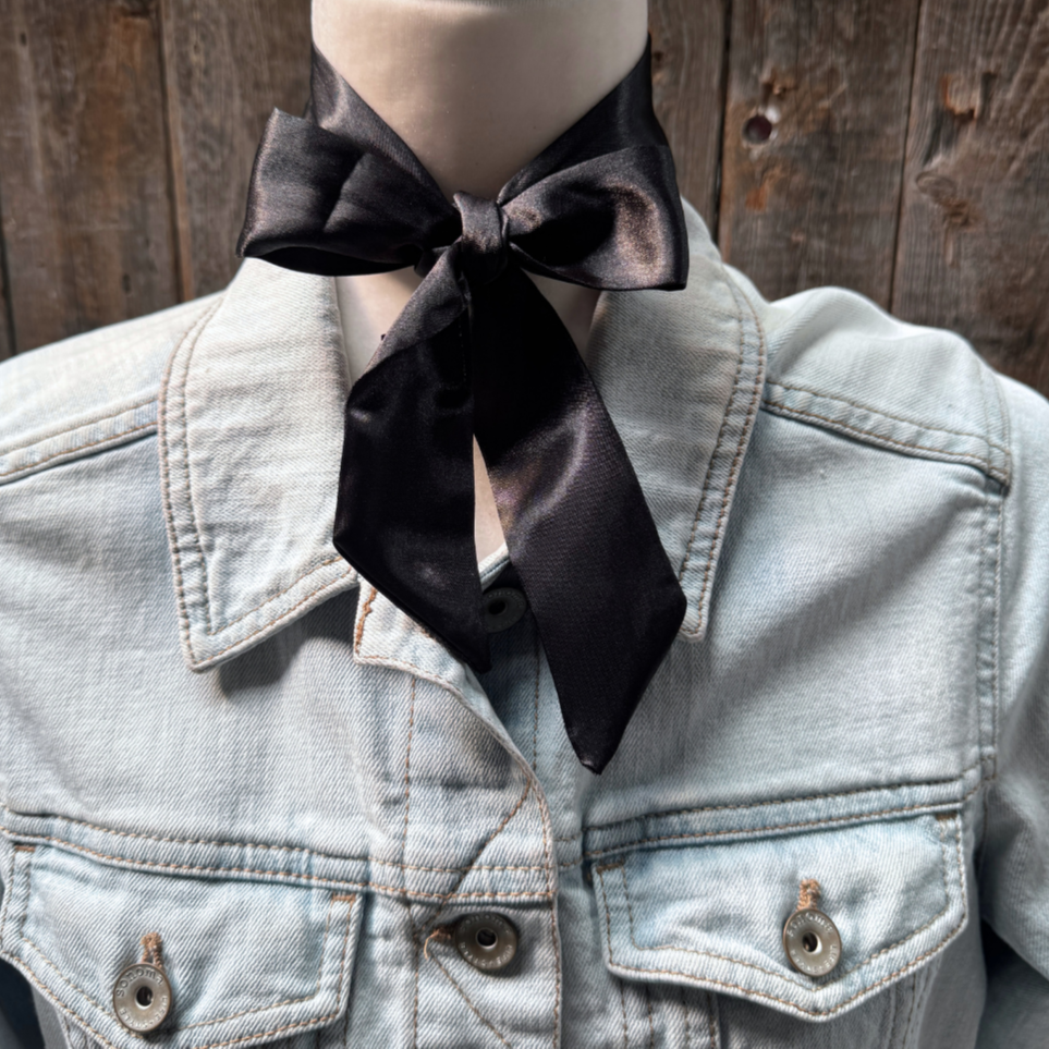 Solid BlackWild_Rag_Scarf_for_Cowgirls_Rodeo_Drive_Conchos