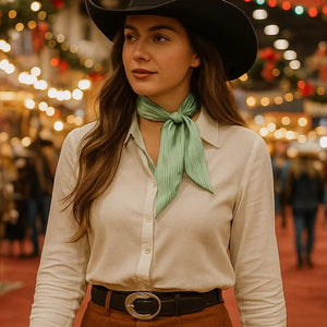 Western Twilly Scarf - Prairie Days in Denim