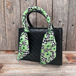 Green Western Skinny Mini Wild Rag Scarf / Cowgirl Necktie #TW131