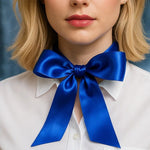 Electric Blue Western Skinny Mini Wild Rag Scarf / Cowgirl Necktie  #TW308
