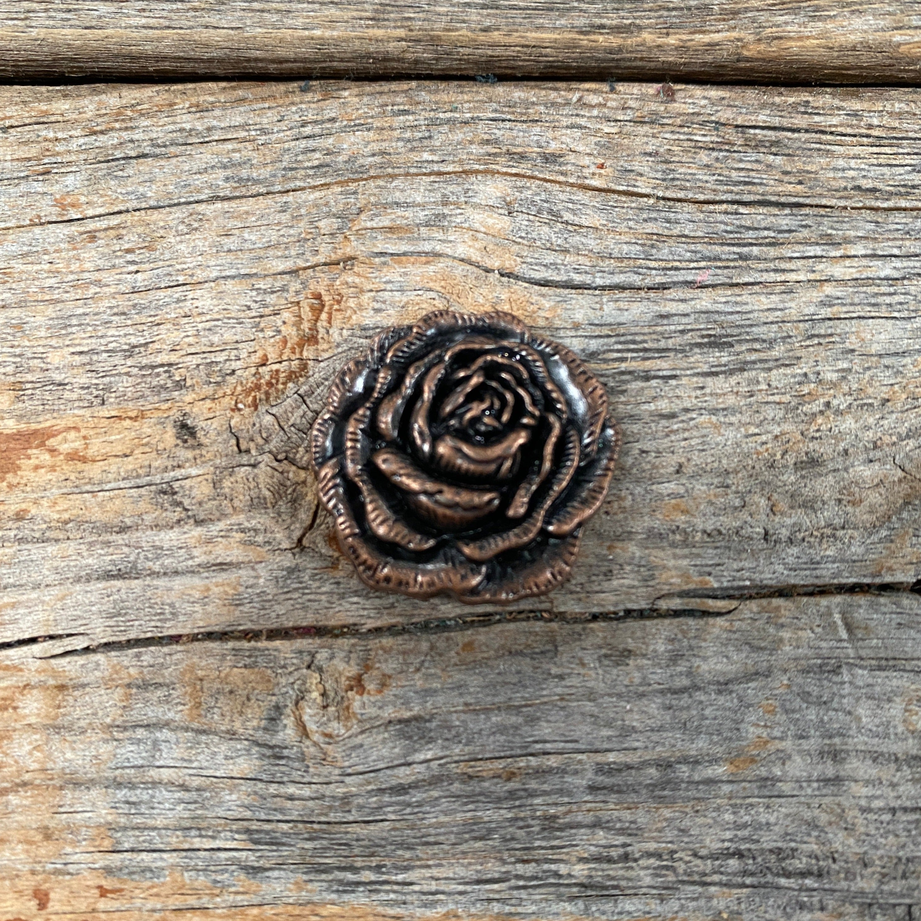 Copper Rose Western Concho W107