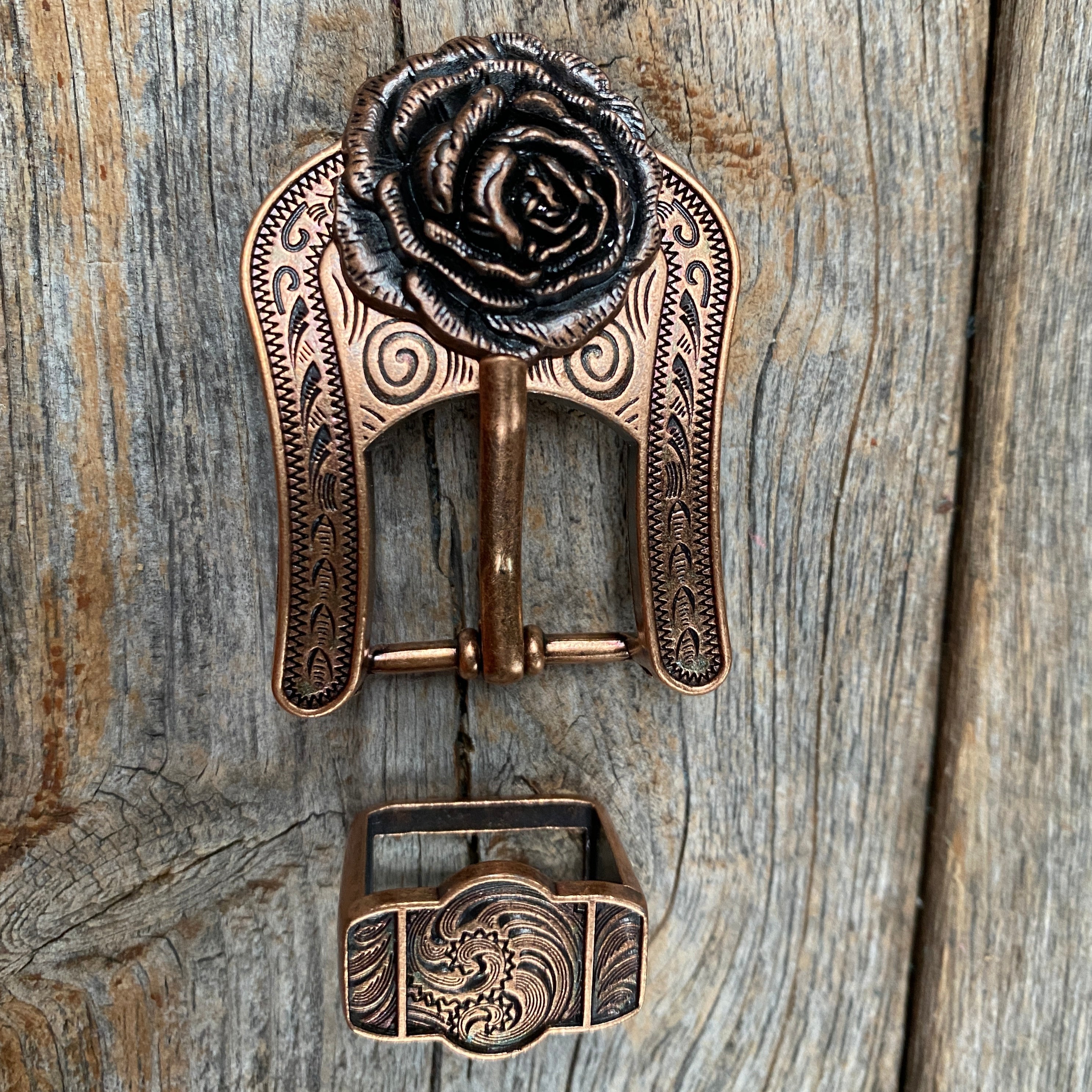 Copper Rose Western Concho W107