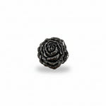 Antique Silver Rose Western Concho W108