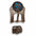 Copper Turquoise & Clear Crystal Western Concho W138