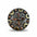 Floral Dots Antique Silver Western Concho W147