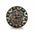 Floral Dots Antique Silver Western Concho W147
