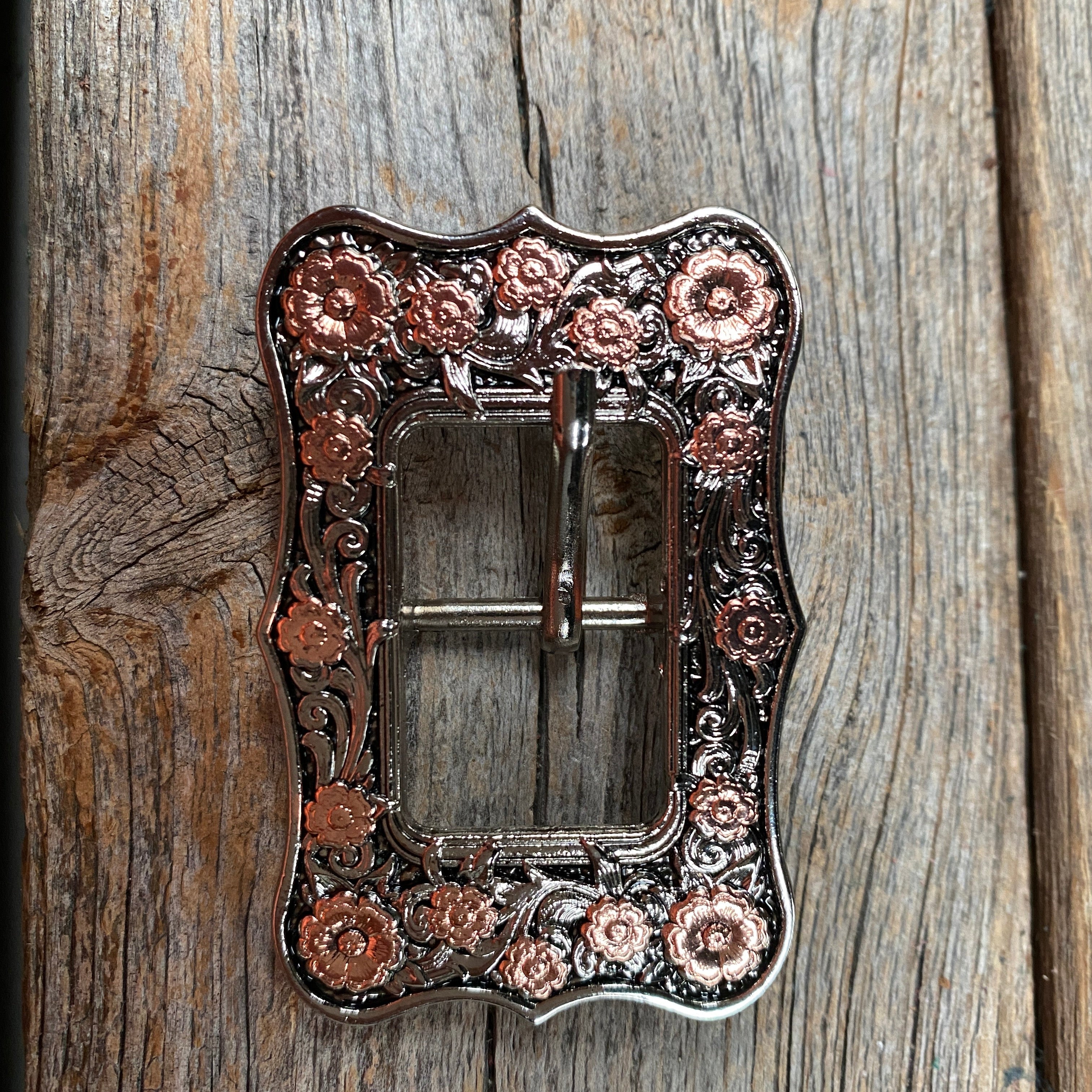 Antique Silver Western Buckles - Assorted