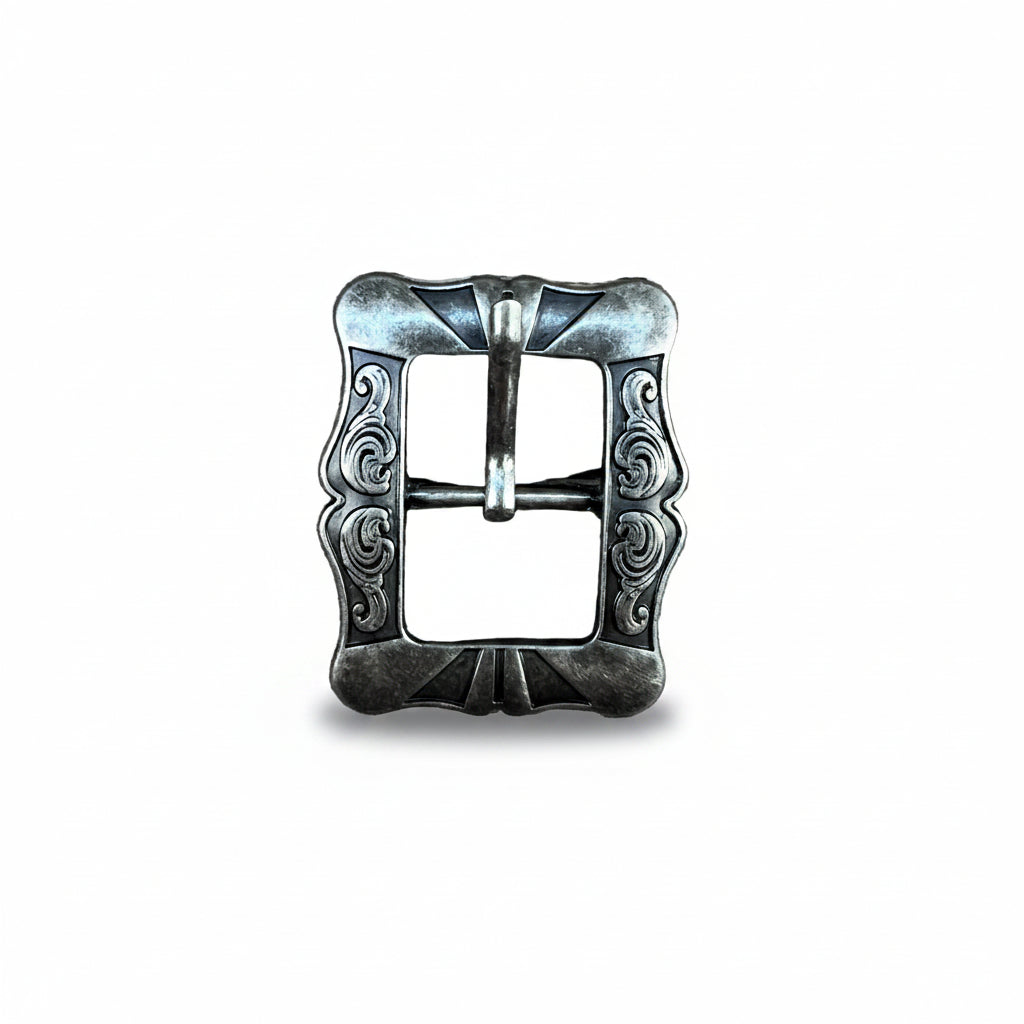 Antique Silver Western Buckles - Assorted