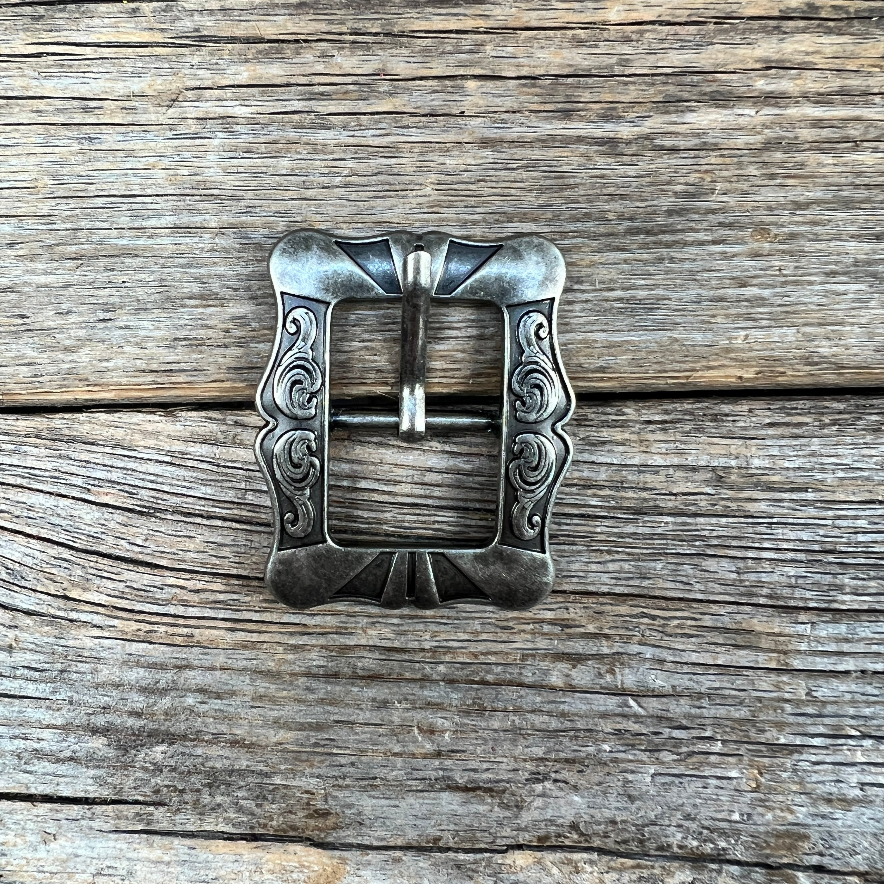 Antique Silver Western Buckles - Assorted