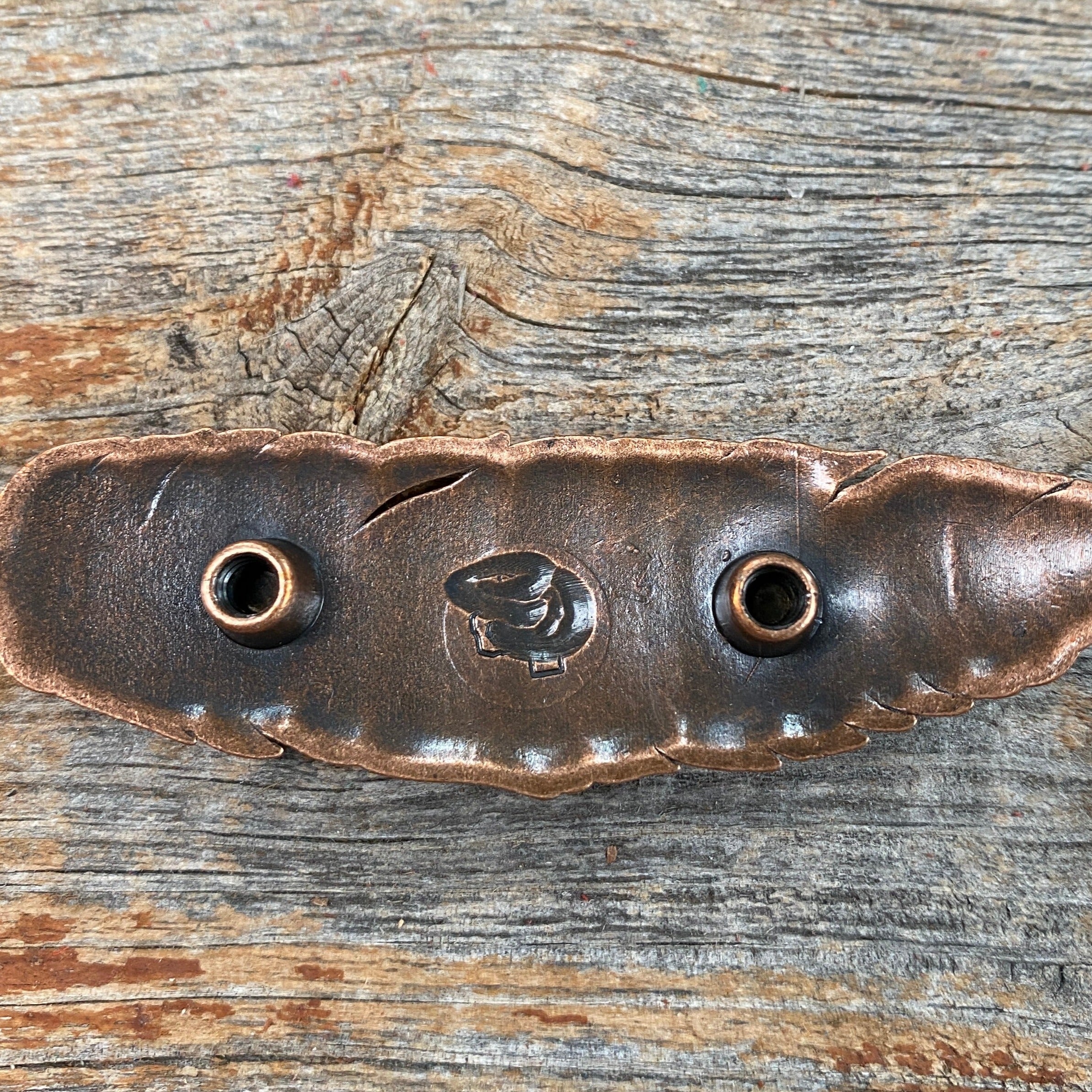 Copper Feather Western Concho W169