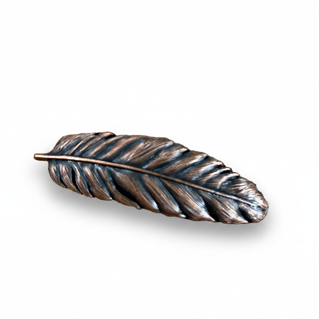 Copper Feather Western Concho W169