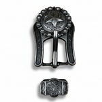 Antique Silver Star Western Concho W174