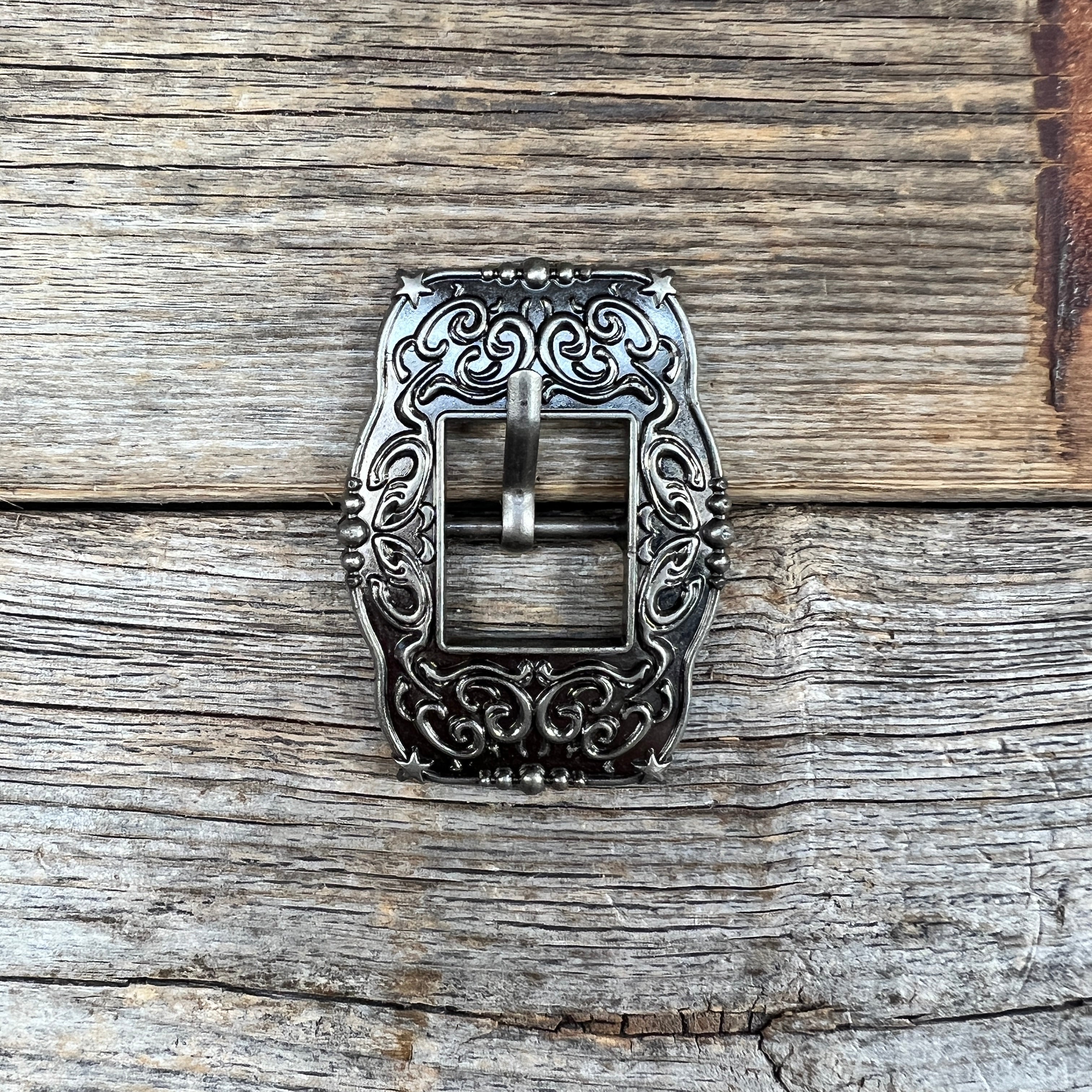 Antique Silver Western Buckles - Assorted