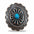 Copper Turquoise Oval Western Concho W179