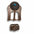 Copper Turquoise Western Concho W180
