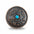 Copper Turquoise Western Concho W180