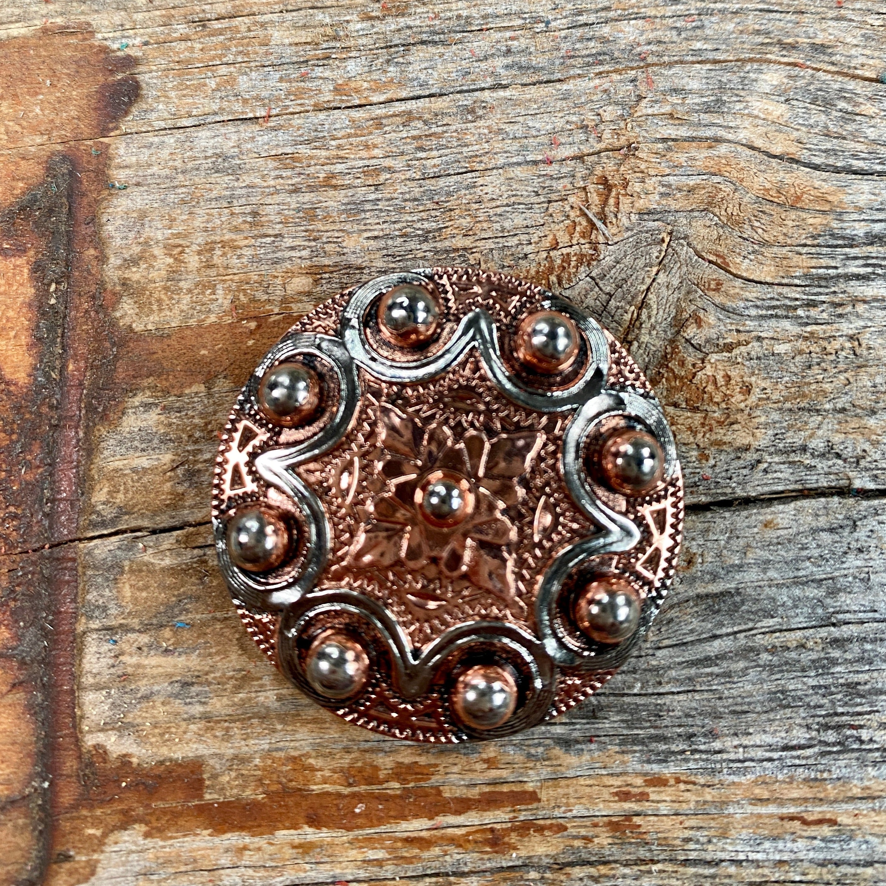Copper Dots Western Concho W184