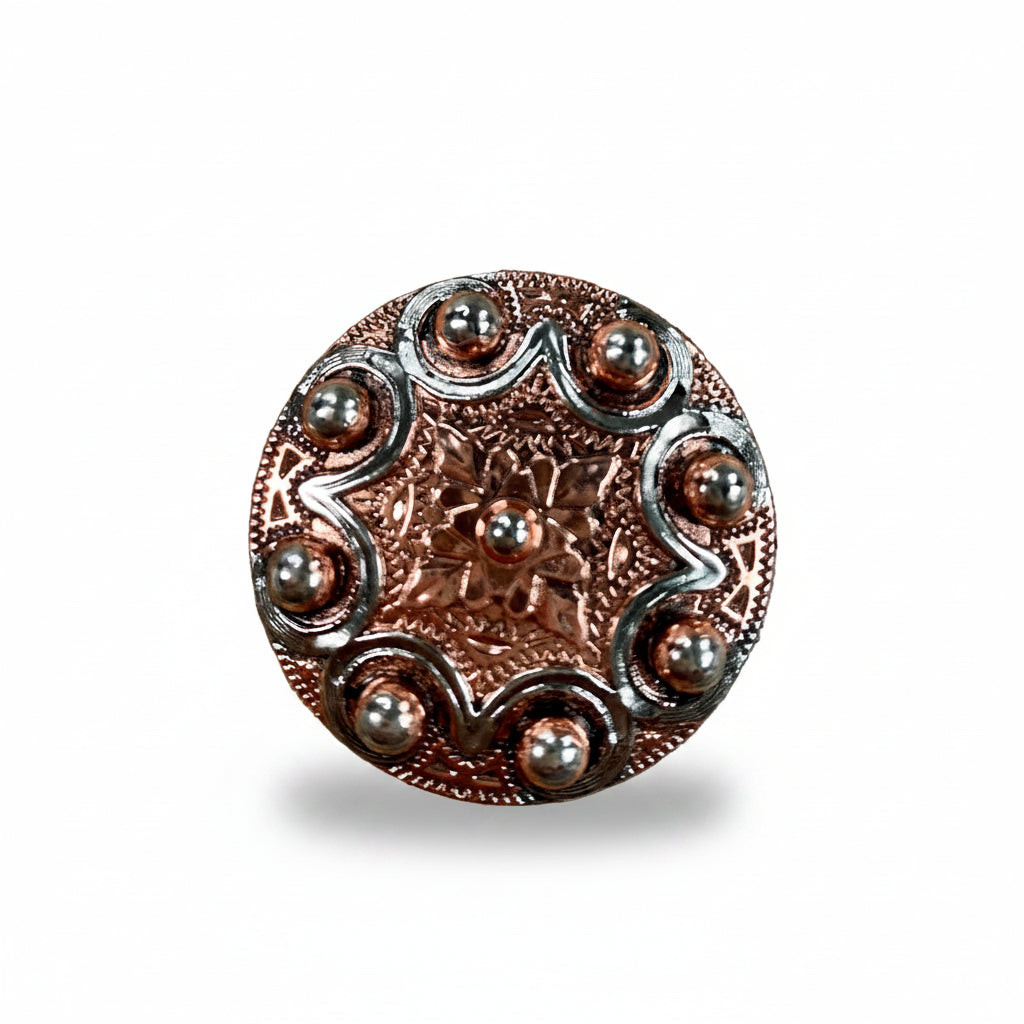 Copper Dots Western Concho W184