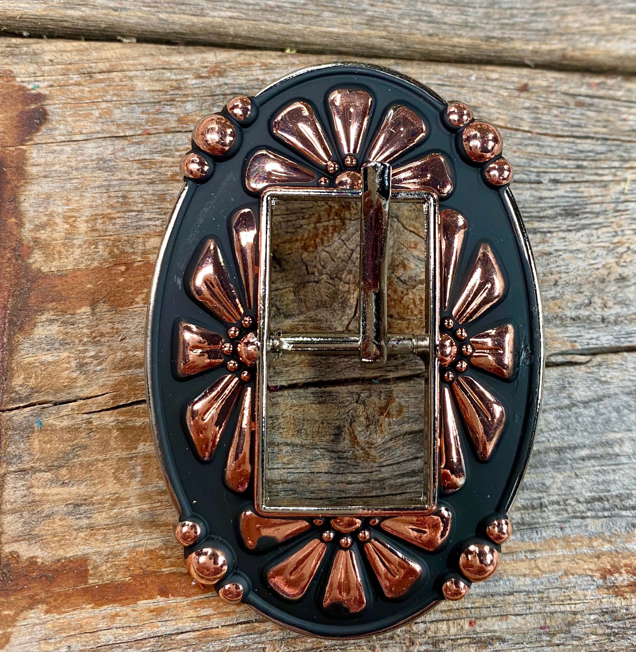 Copper Flower Western Concho W196