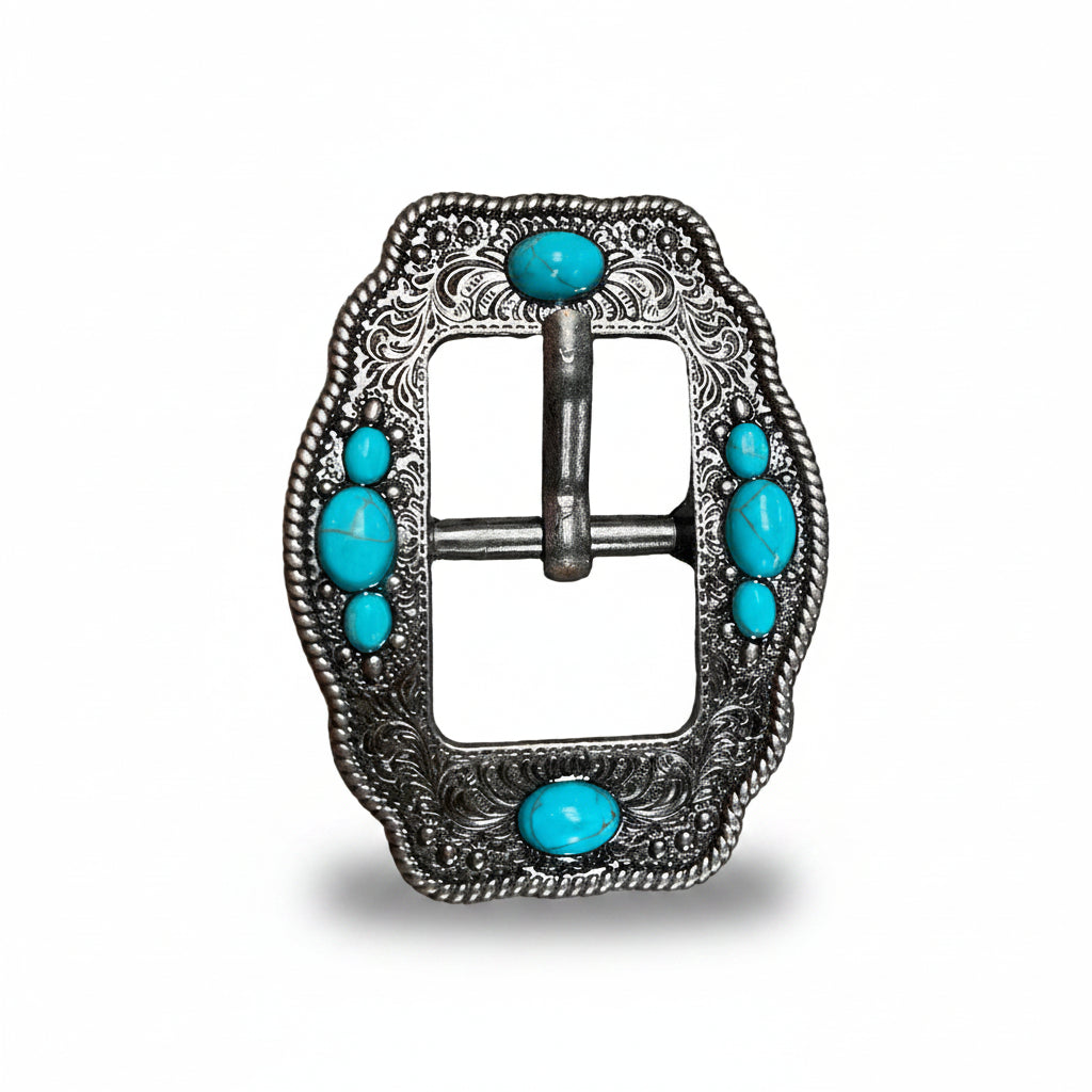Antique Silver Western Buckles - Assorted