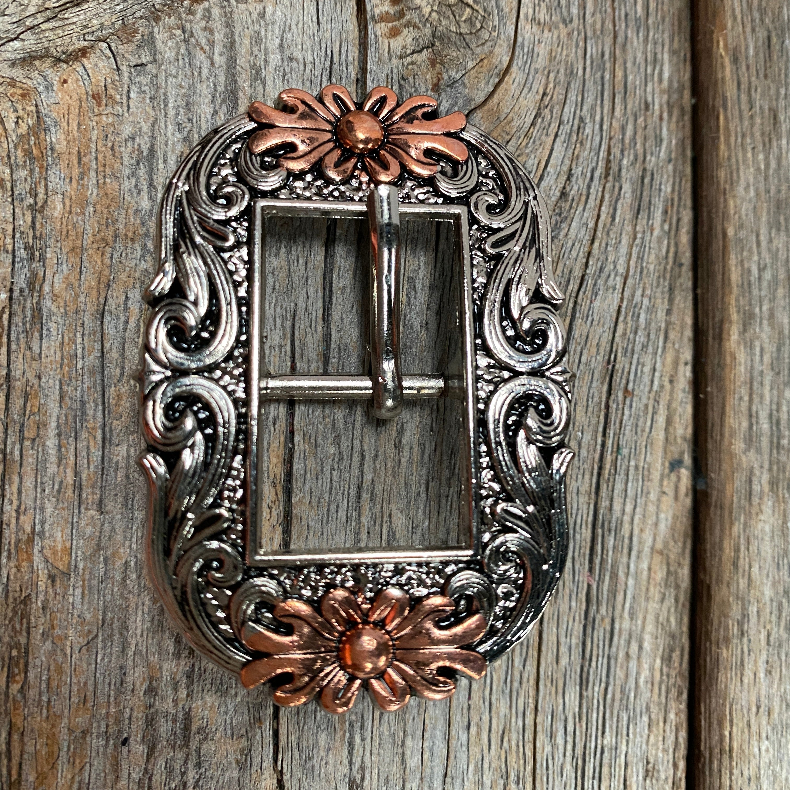 Antique Silver Western Buckles - Assorted