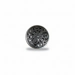 Antique Silver Floral Engraved Western Concho W225