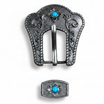 Antique Silver Western Buckles - Assorted
