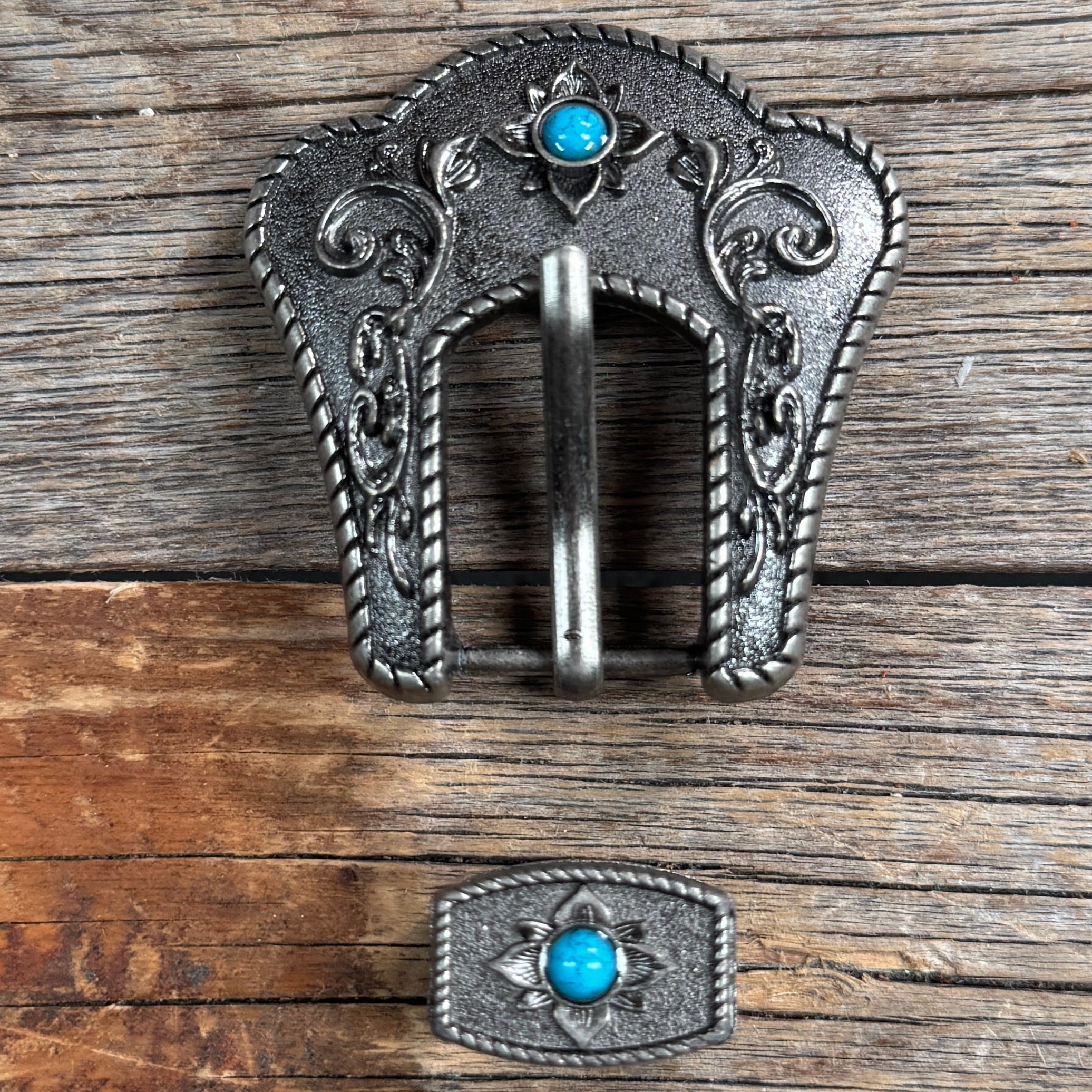 Antique Silver Western Buckles - Assorted