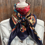 35X35" Multi Patterned Wild Rag / Scarf WR1011X