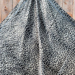 35X35" Snow Leopard Wild Rag / Scarf - W203 Slide WRC167B