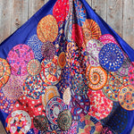 35X35"  Multi-Colored Fiesta Wild Rag / Scarf WR910X