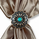 Copper Turquoise Western Concho W103