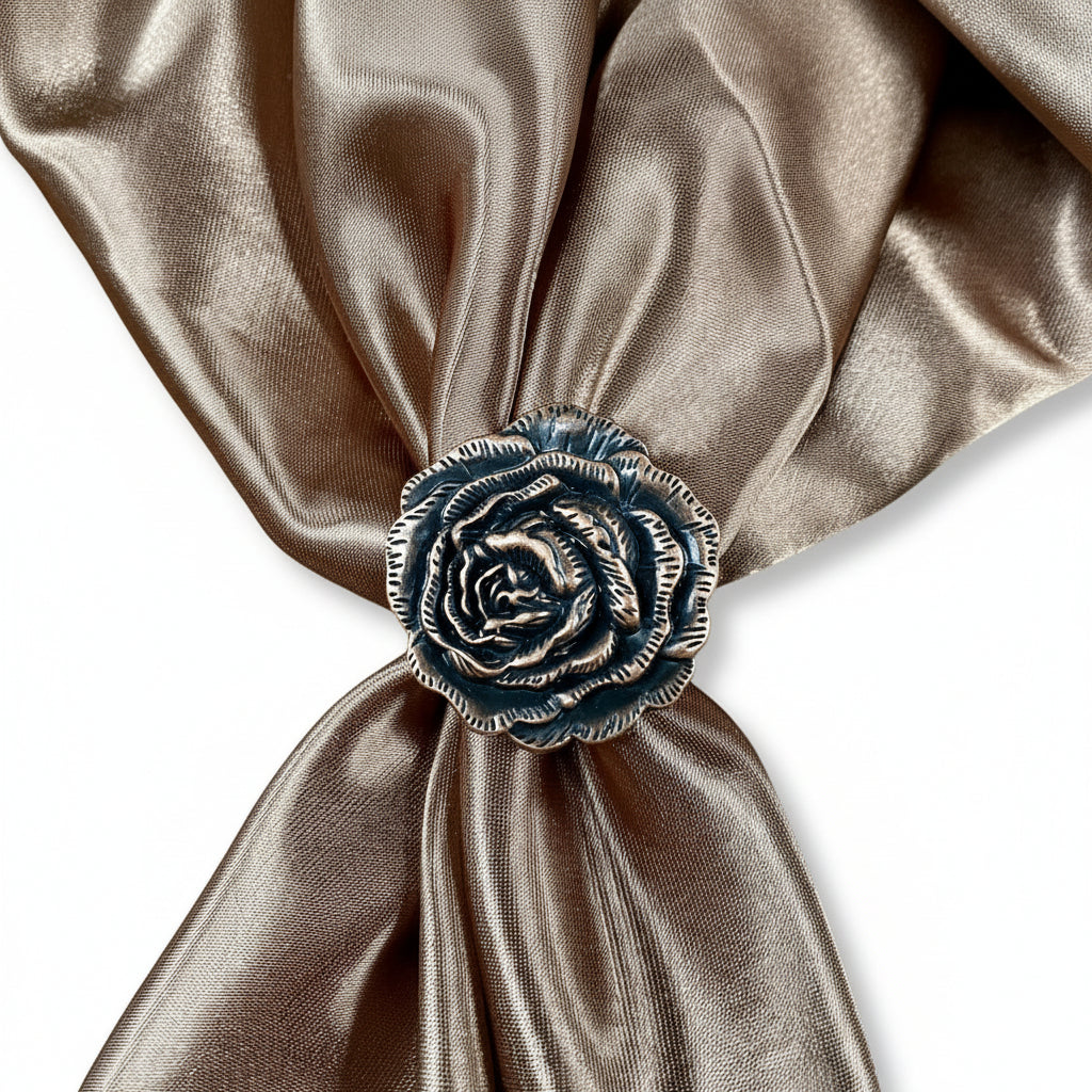 Copper Rose Western Concho W107