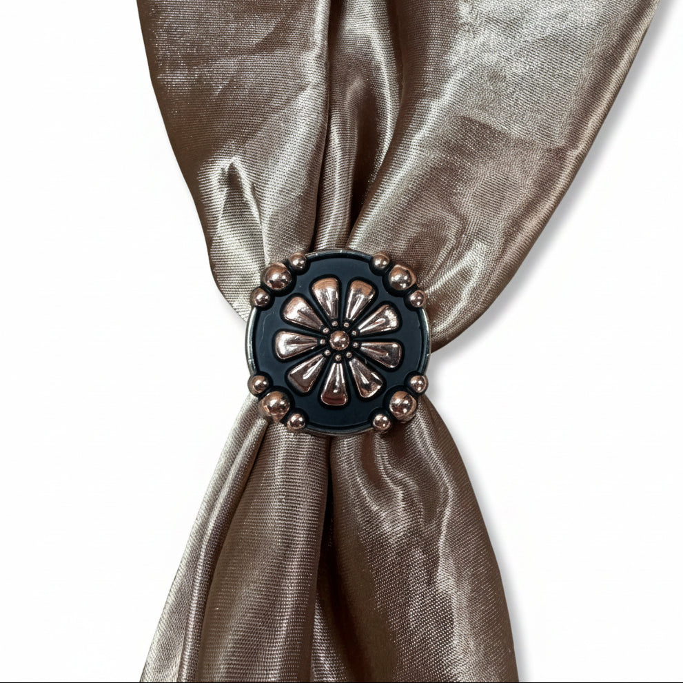 Copper Flower Western Concho W196