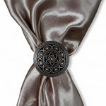 Copper Intricate Engraved Western Concho W224