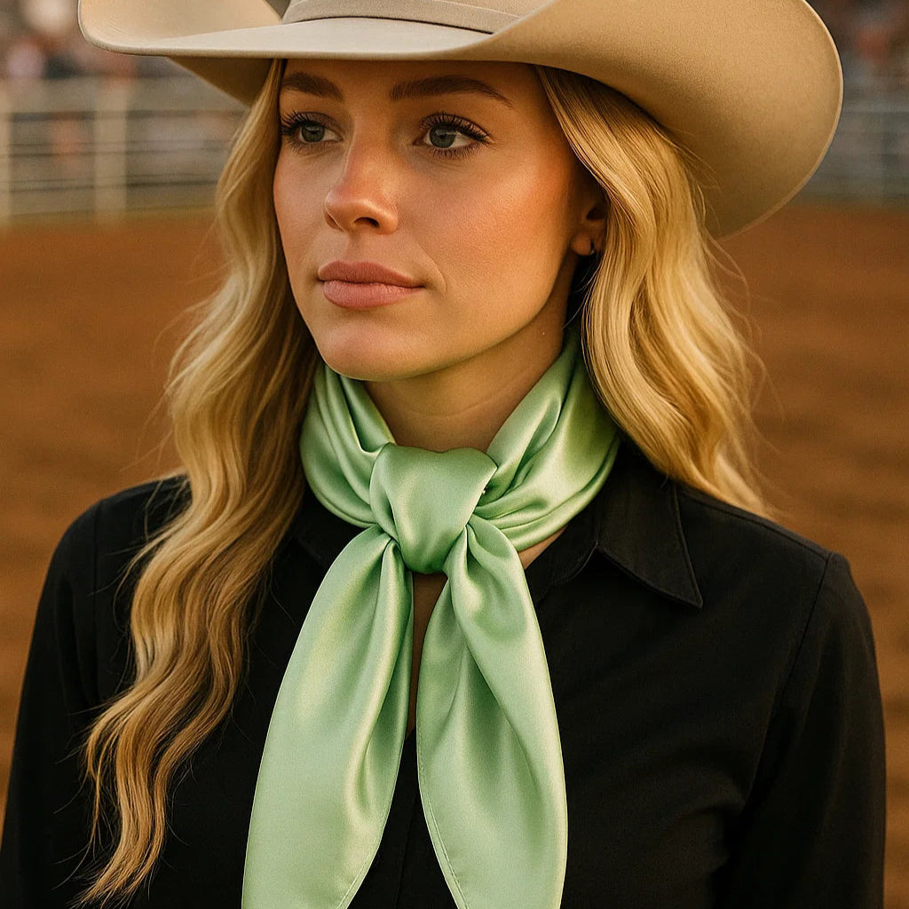 35X35" Solid Lime Wild Rag | Scarf WRS26
