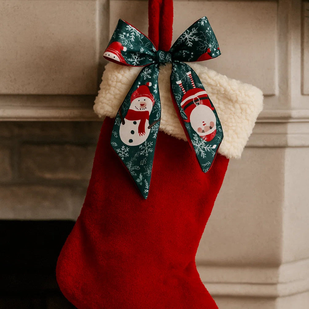 Green Holiday Western Skinny Mini Wild Rag Scarf / Cowgirl Necktie  #TW148