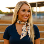 Tan Western Skinny Mini Wild Rag Scarf / Cowgirl Necktie  #TW121