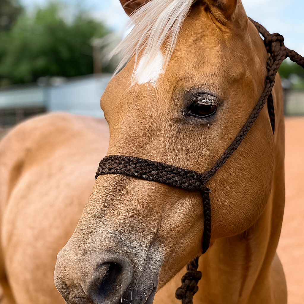 Brown Mule Tape Halter