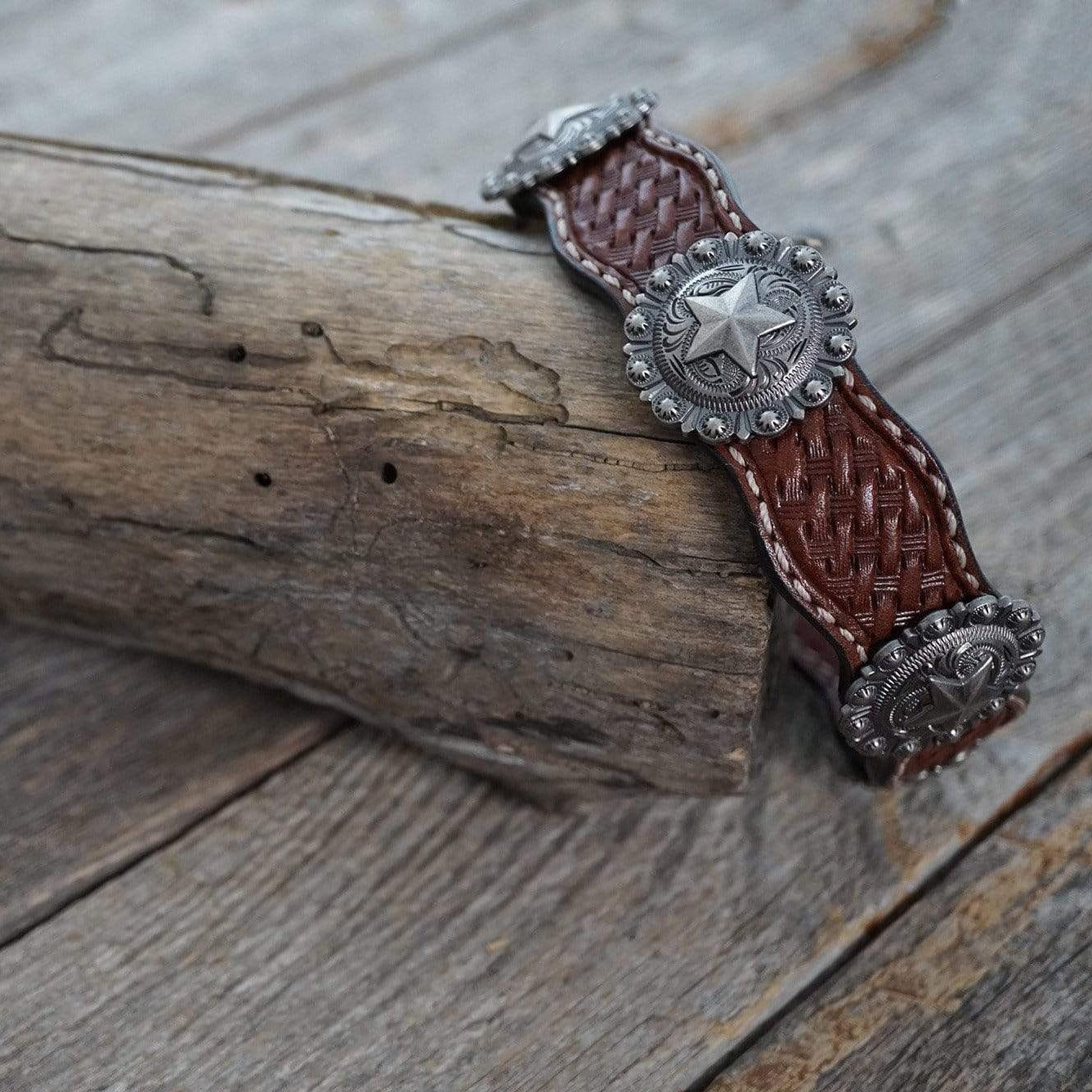 DC9 - Medium Oil Leather Dog Collar 12" to 22"  W174L