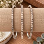 Champagne Rhinestone Western Fashion Bracelet 3 pcs Set