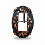 Copper Flower Western Concho W196