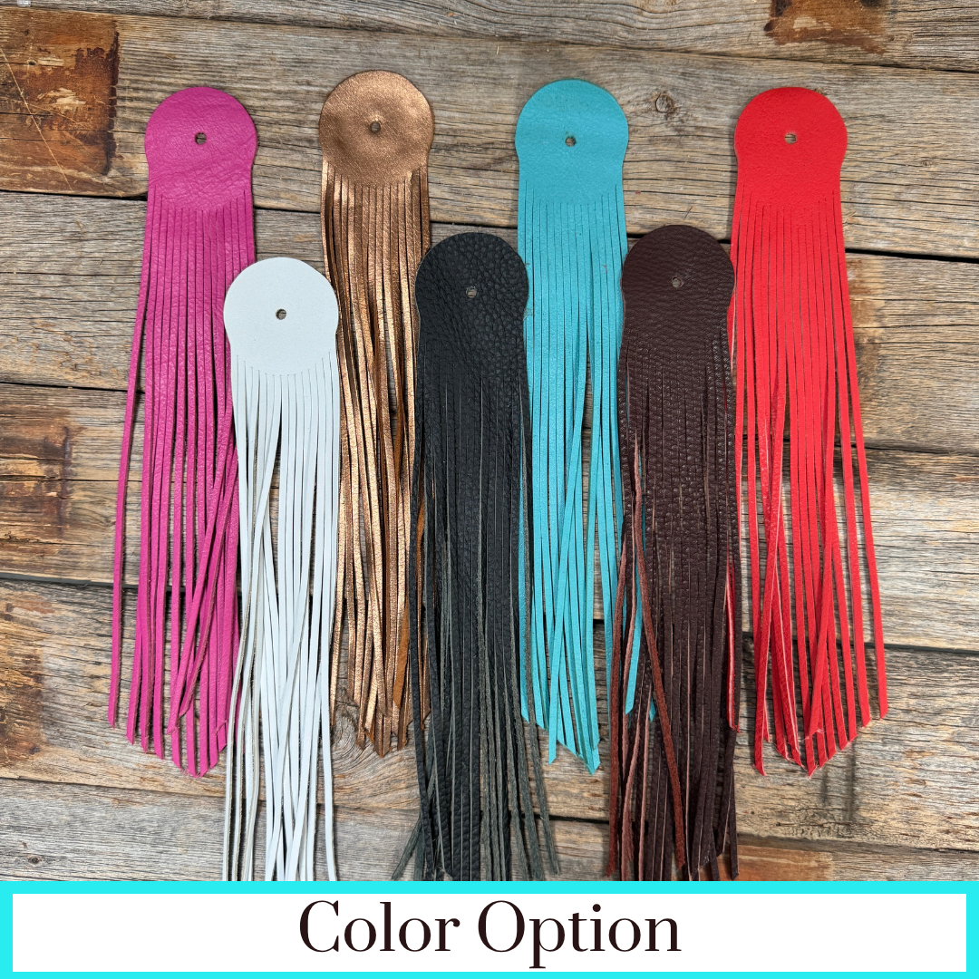 Leather Fringe - Assorted Colors