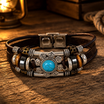 Western Flower Fashion Turquoise Bracelet