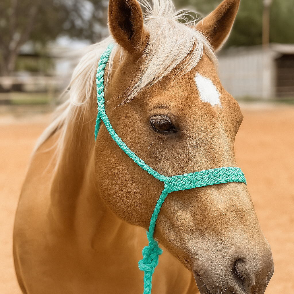Seafoam Mule Tape Halter