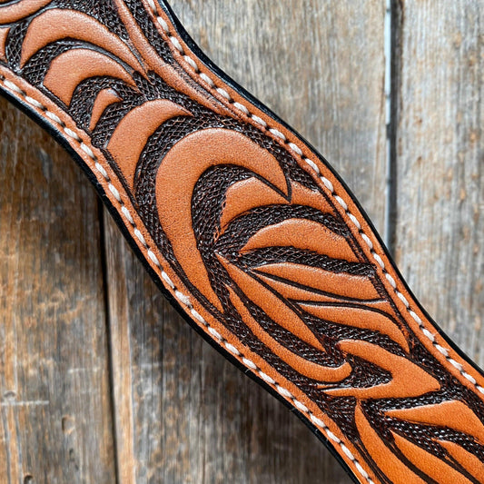 Two Tone Zebra Striped Breastcollar #561991 - RODEO DRIVE