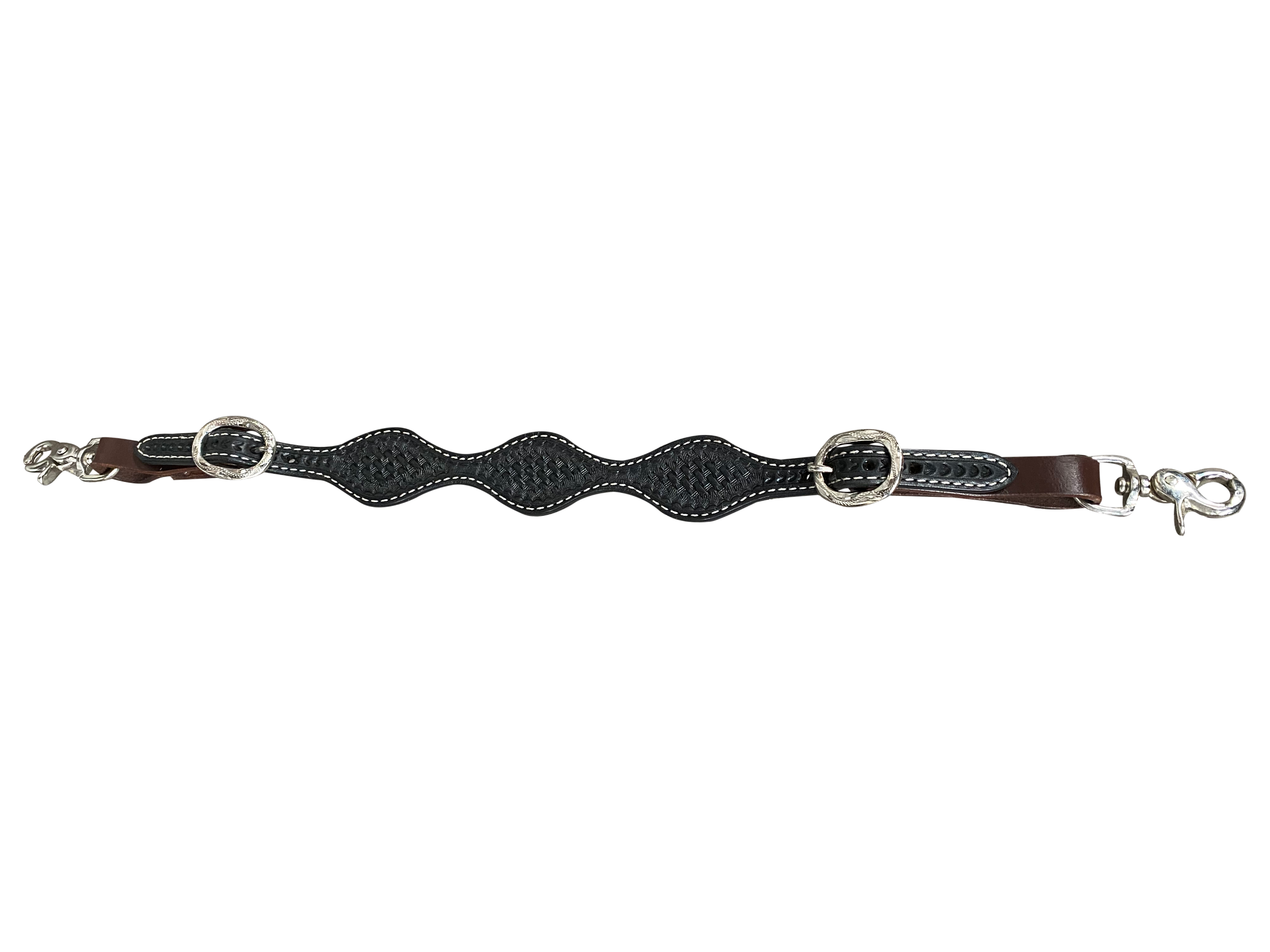 WITHER STRAP BASKETWEAVE BLACK - RODEO DRIVE